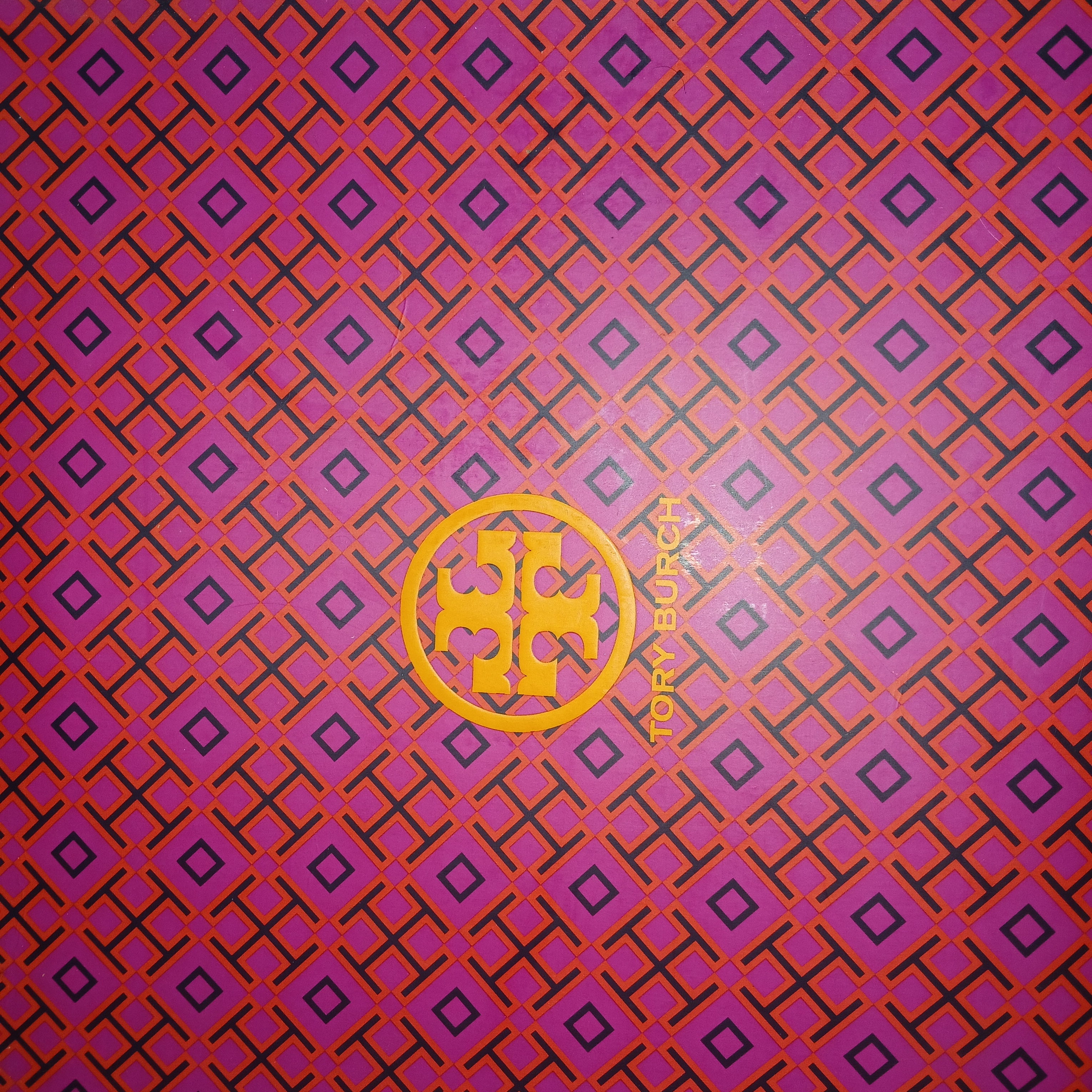 Tory Burch Pink And Orange Patterned Accessory